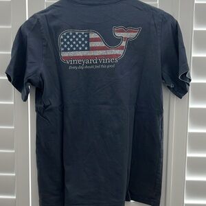 Boys XL Vineyard Vines Distressed Patriotic Tee.  Excellent condition!
